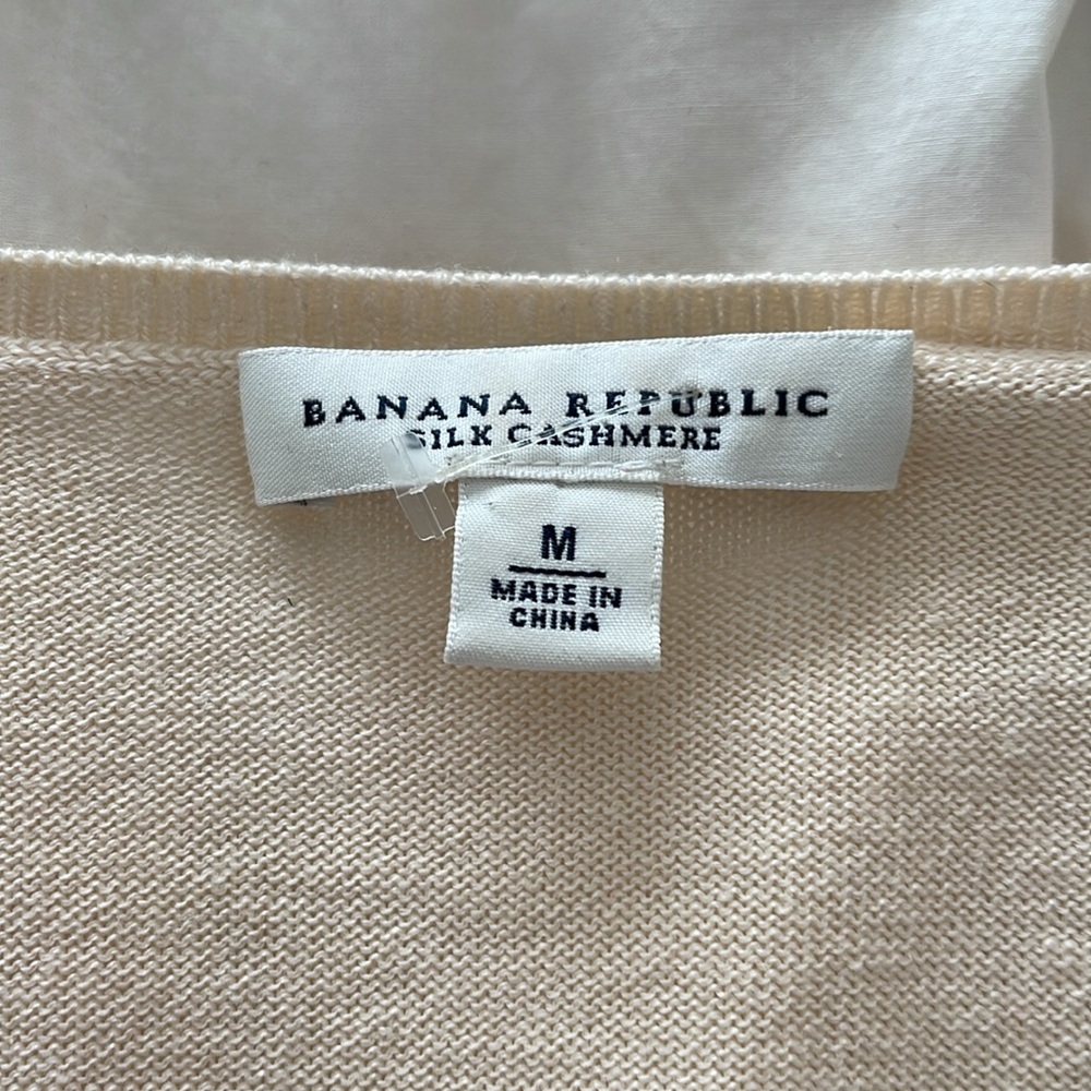 NWOT Banana Republic silk cashmere cardigan - Picture 4 of 11